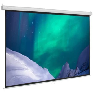 Speed-X 120-Inch Manual Pull-Down Projector Screen (6x8 Feet) - Fine Quality