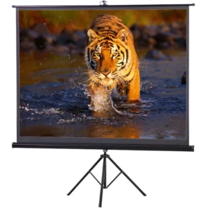 Speed-X 120-Inch Tripod Portable Projector Screen (6x8 Feet)